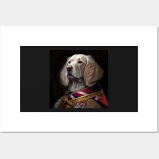 Another Dog King of England Style Monarchy Portrait Posters and Art